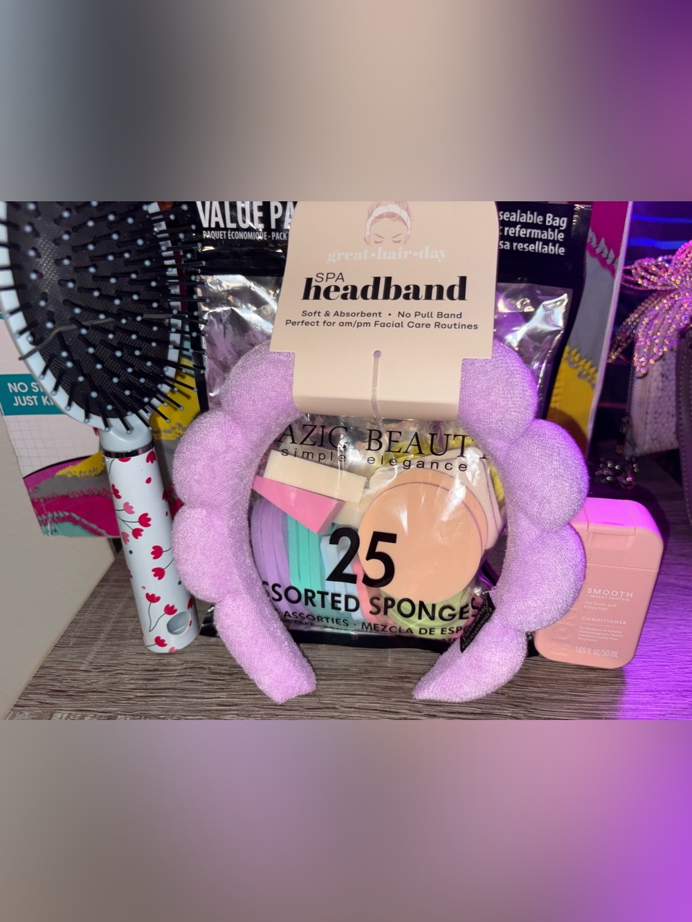 Spa Headband in Lilac by